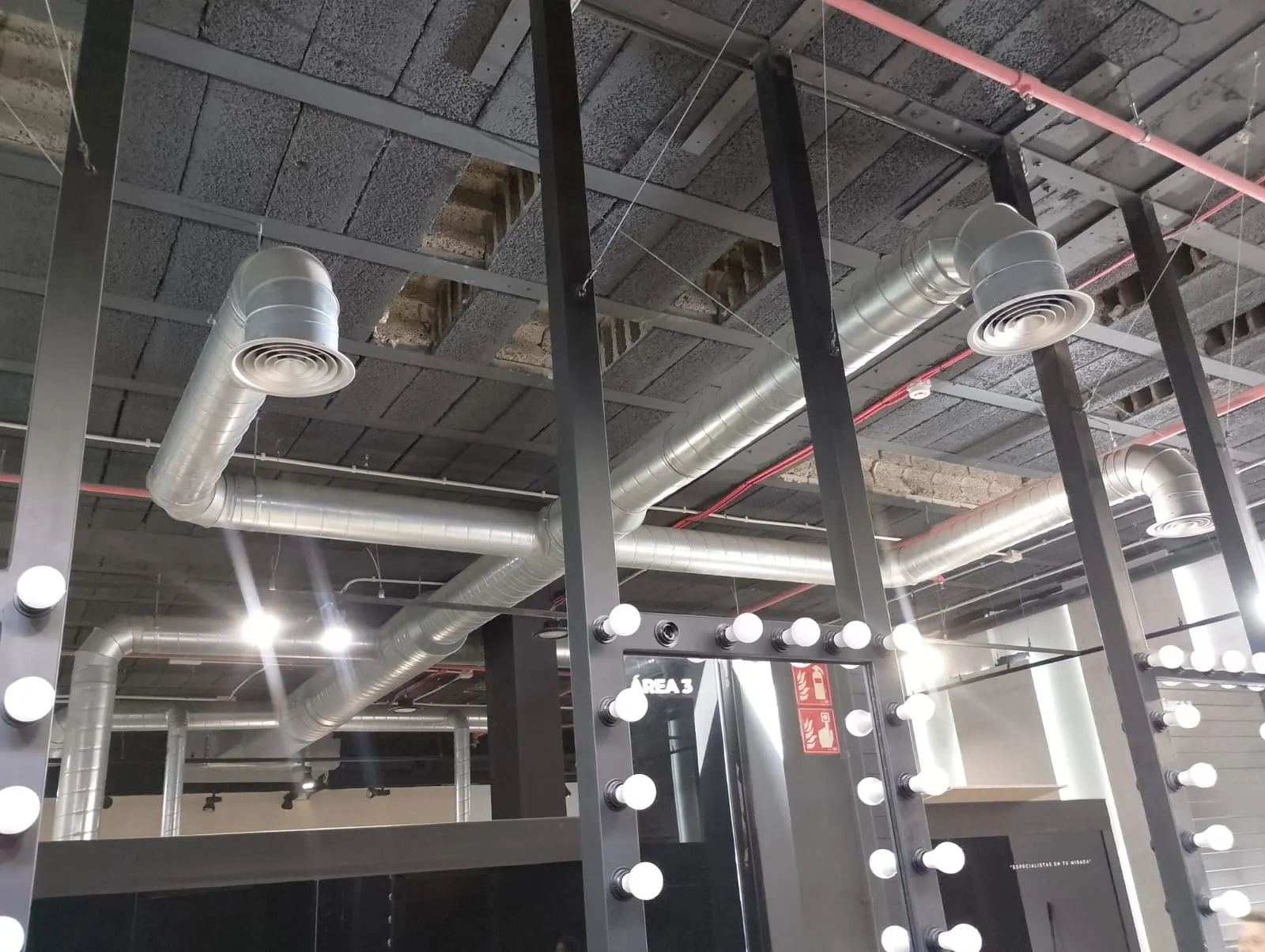 Instalación tubos-respiraderos